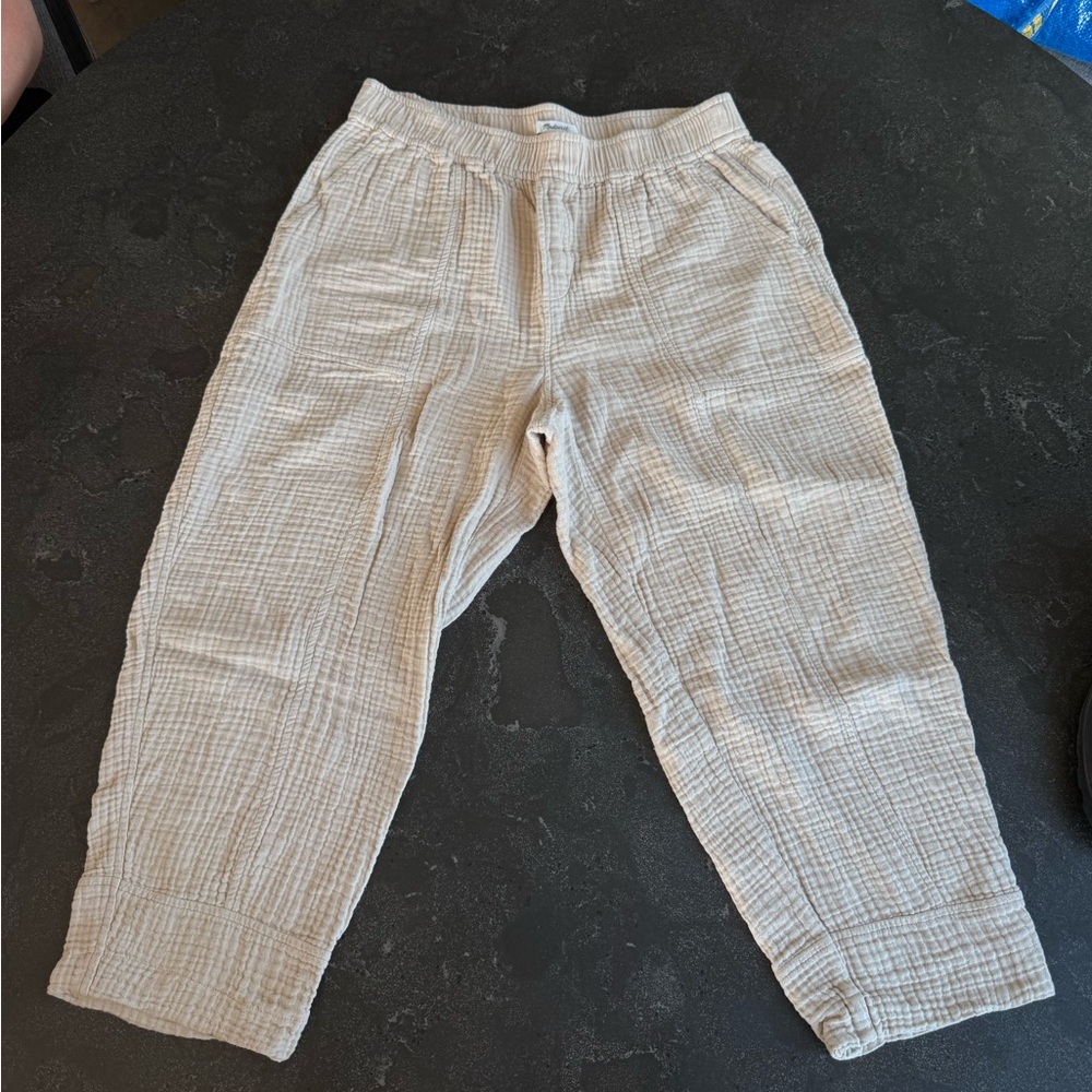 Madewell Cotton Beige Pants